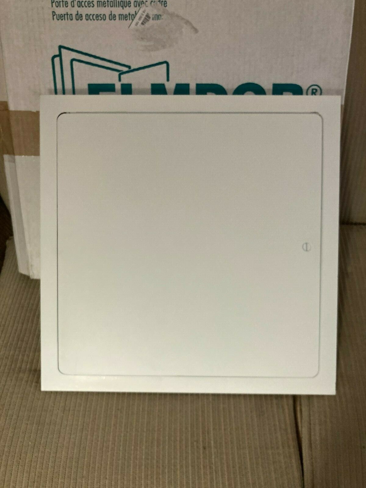 Elmdor Metal Wall/Ceiling Access Panel Galvanized Steel White 16 in. x 16 in.