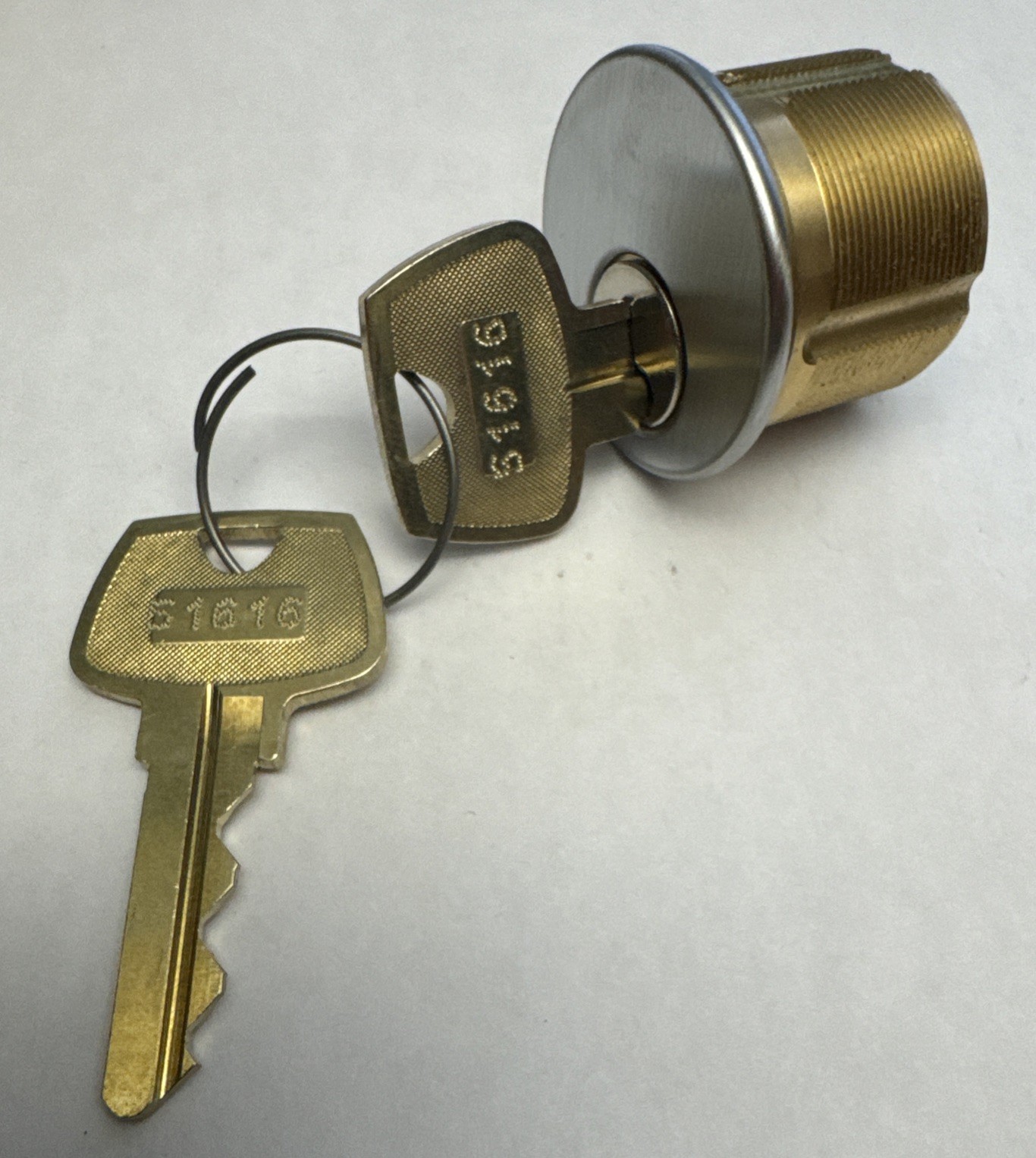 1” Mortise Cylinder – LA – Custom Pinning – Pin to Code – Sargent