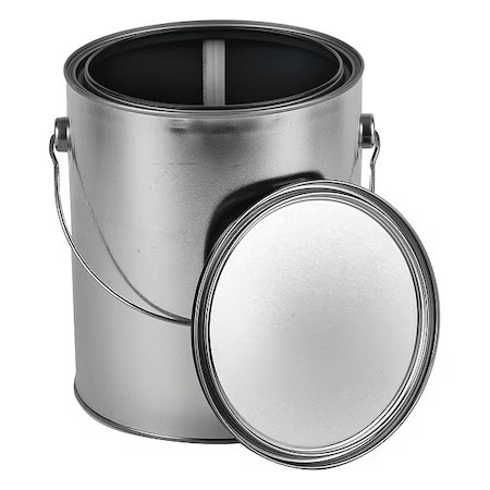 BASCO MPC128L-BP Paint Can, Handle, and Lid-Lined, 1 gal.