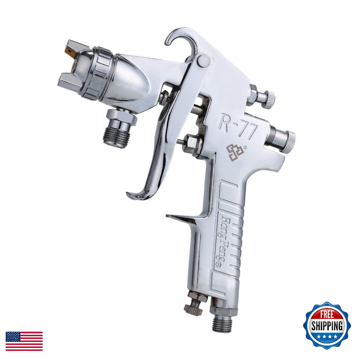 Ouya R77P Paint Sprayer Pressure Feed High Efficiency Spray Gun Nozzle Size