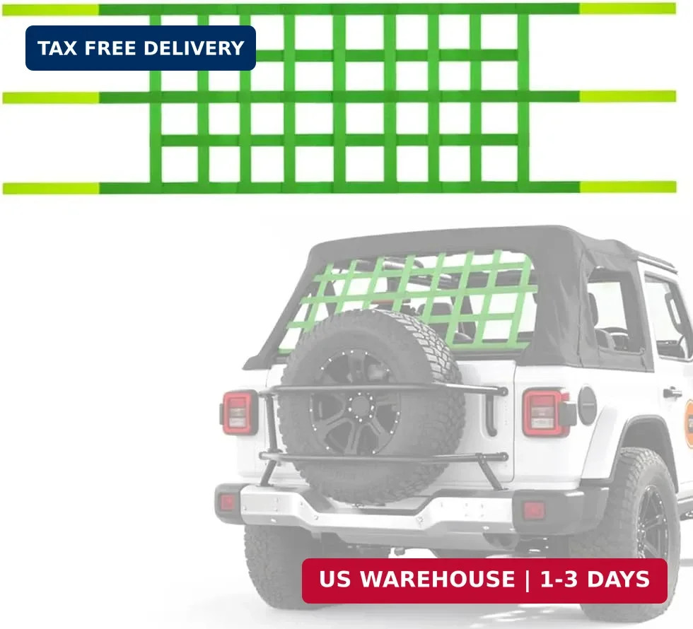 BARTOO Tailgate Net for Pickup Truck Bed, 60” x 18” Tailgate Mesh Cargo Net fo