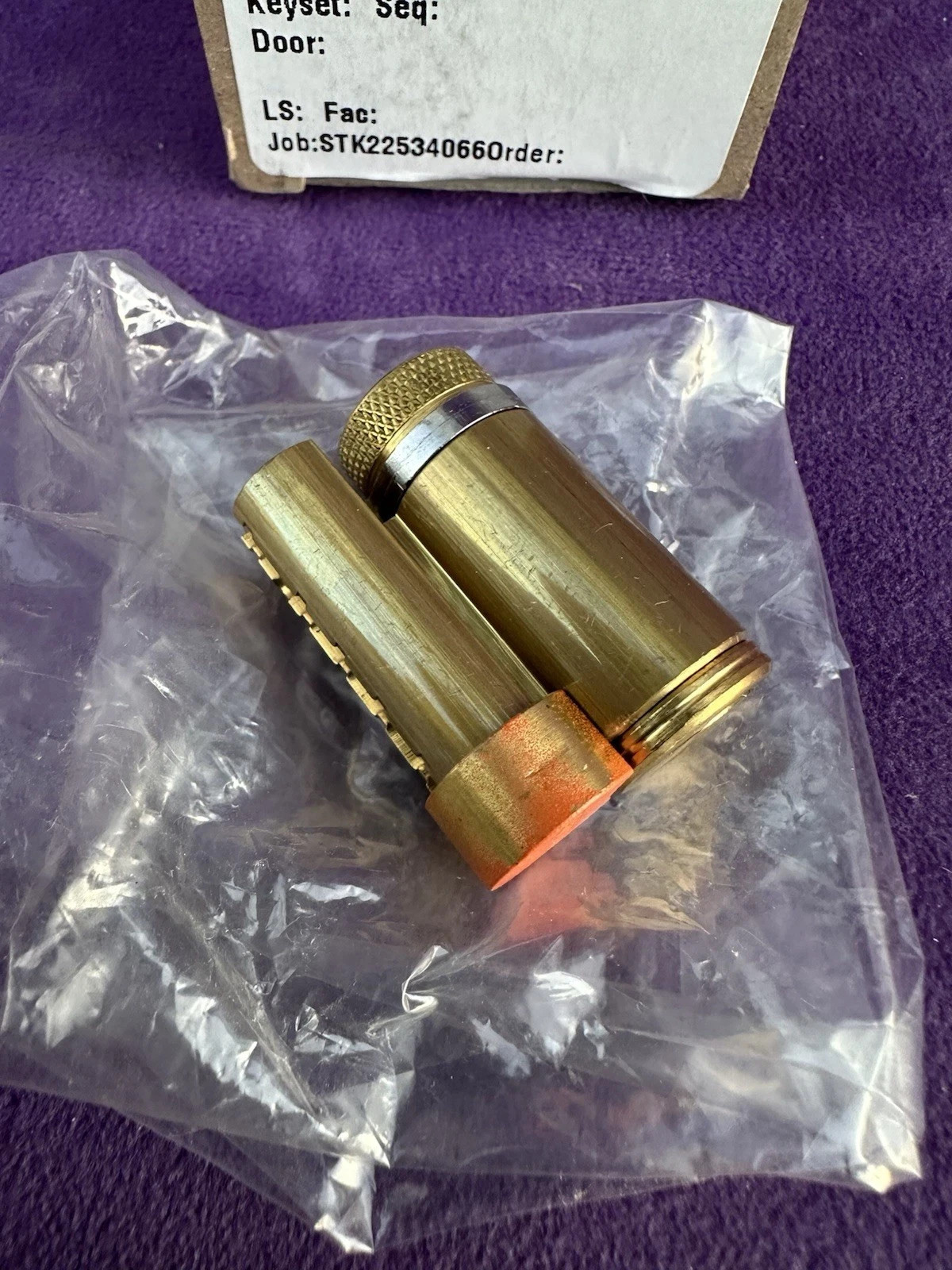 NEW SCHLAGE INTERCHANGEABLE CORE 23-030-6 622 ICC LFIC Cyl Const Core with keys
