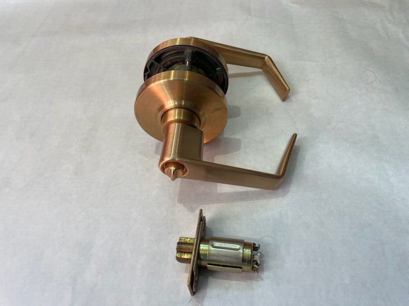 Schlage AL53 Commercial Lever Lockset, Office function, satin bronze 612 US10