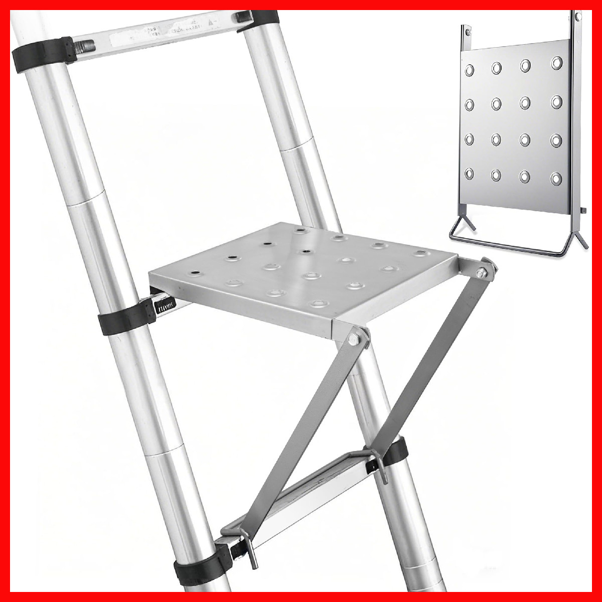 Gqgp Ladder Platform Anti-Slip Ladder Work Platform Accessories For Stabilizer