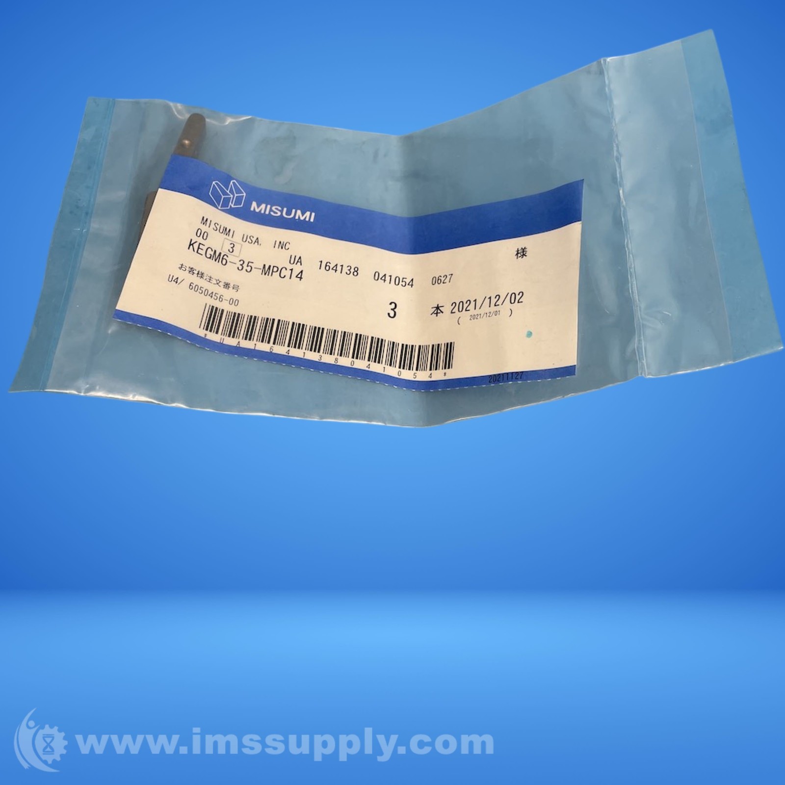 Misumi KEGM6-35-MPC14 Parallel Key Bag of 3 FNFP