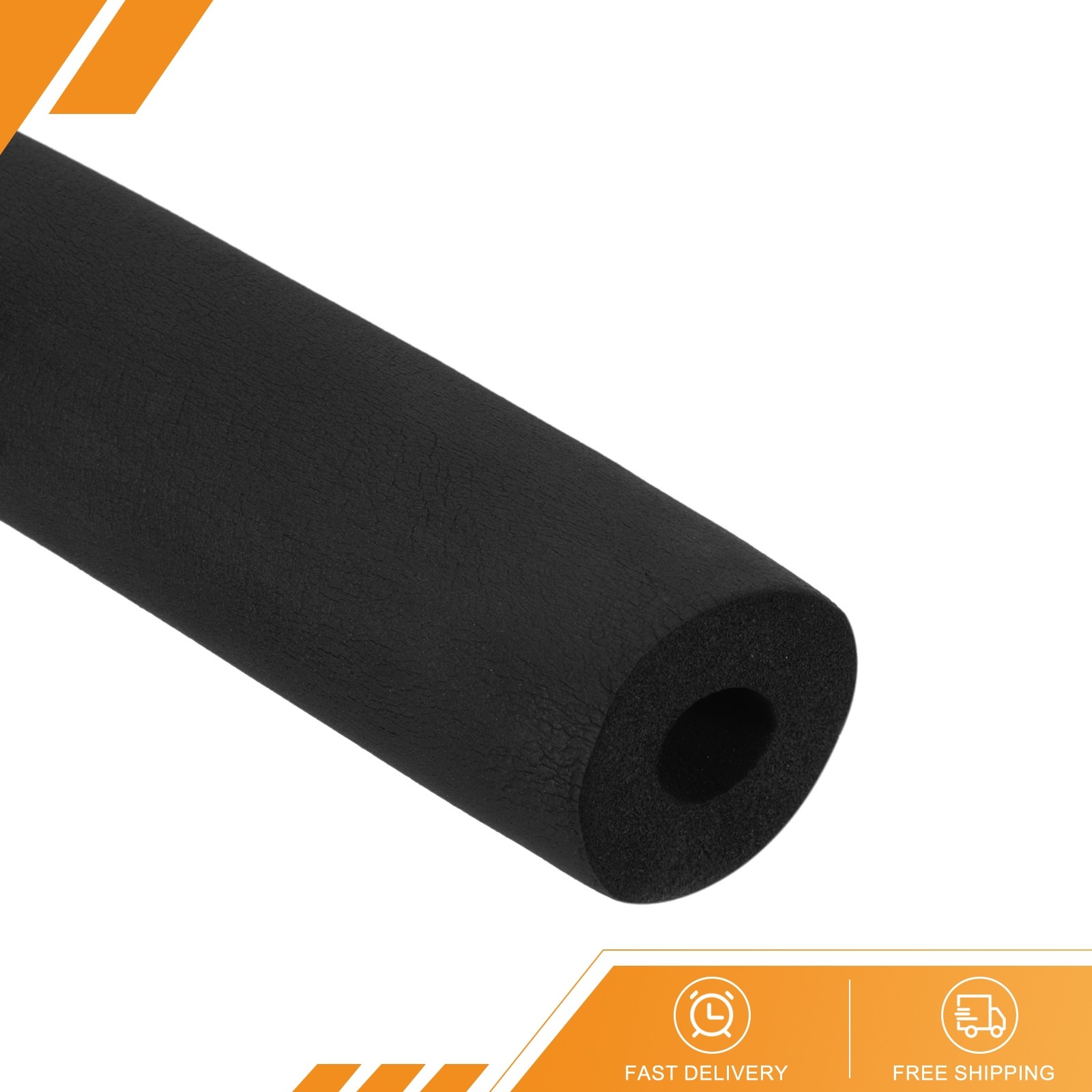 3/4″(19mm) ID x 6.6Ft x 0.51″ Pipe Insulation Foam Tube Cover Wrap Roll