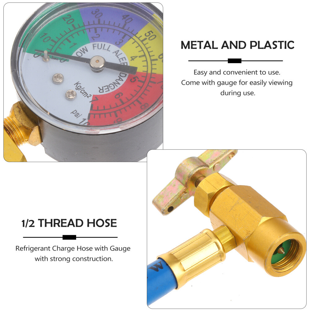 Car Air Conditioning Refrigerant DIY Recharge Hose Automotive AC Refrigerant