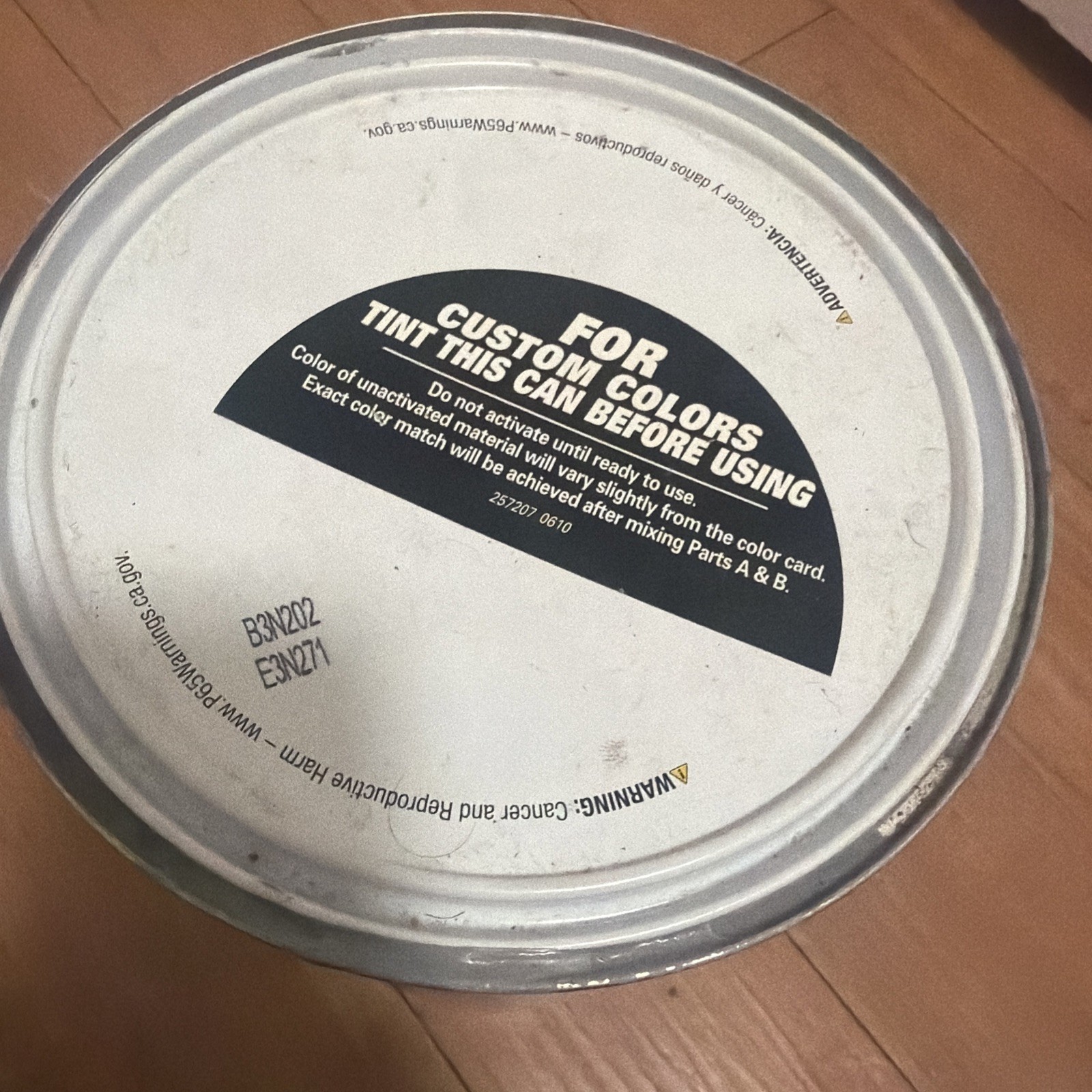 Part B BASE TINT GARAGE FLOOR PAINT