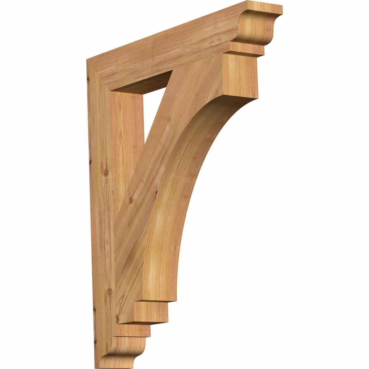 Ekena Millwork Bkt04X24X28Imp01Swr Imperial Traditional Smooth Bracket 3.5