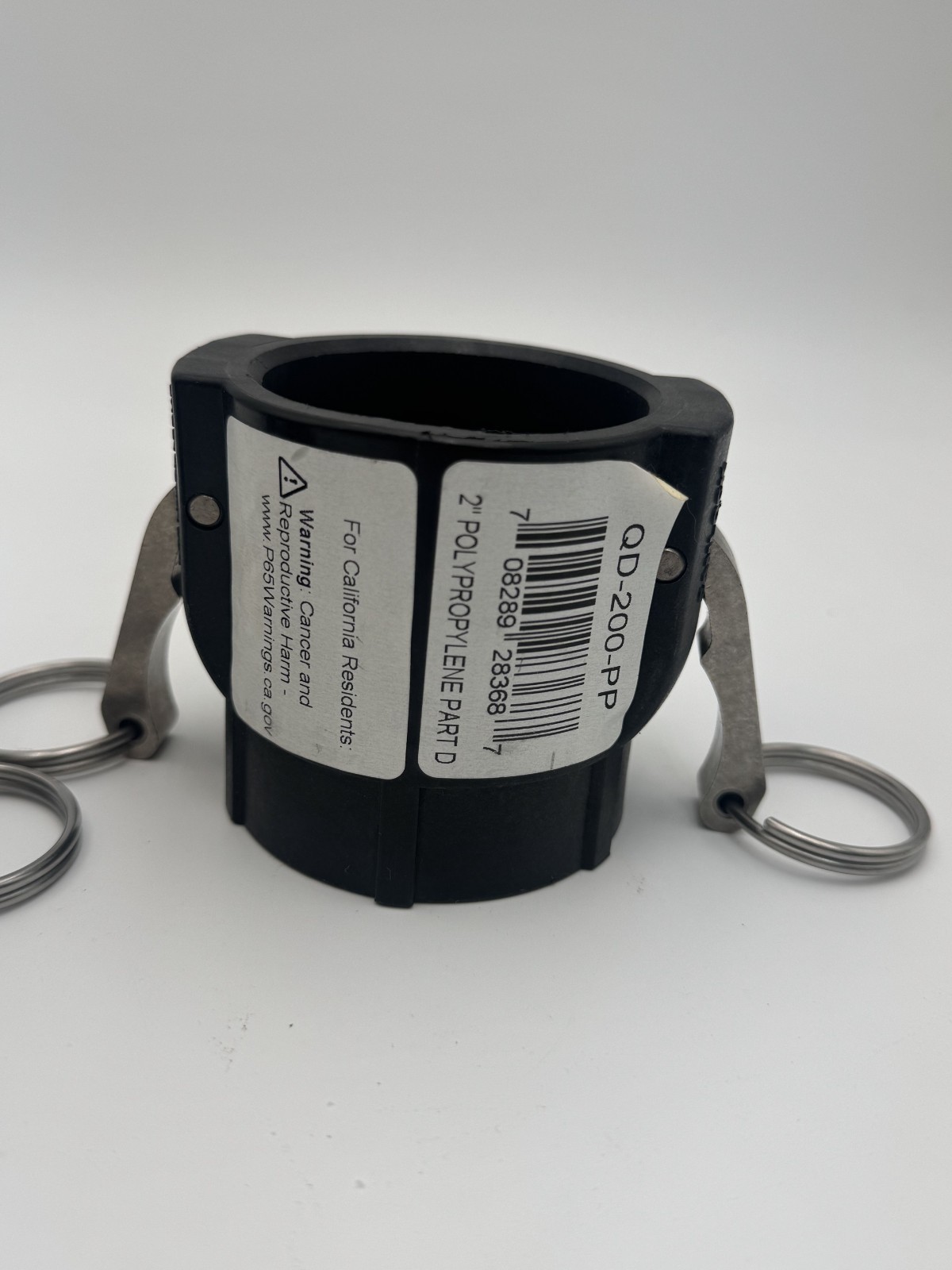 LOT OF 2 Camlock 200D Polypropylene Part D