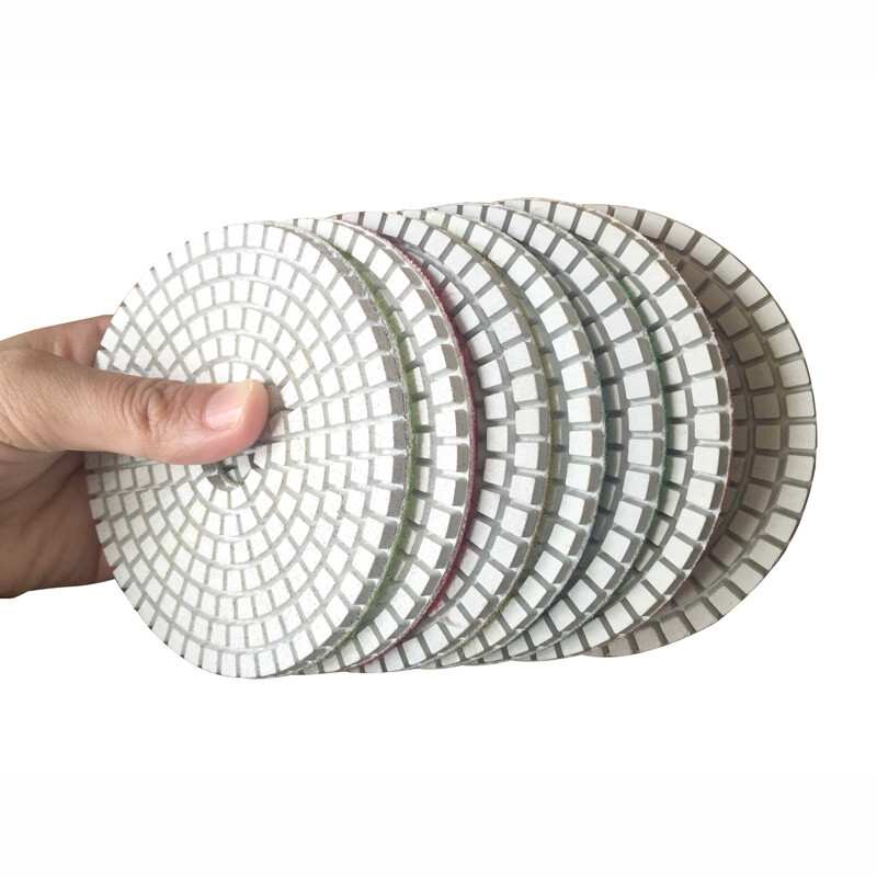 4″ 100mm Diamond Polishing Pad 10+1 PIECE Granite Marble Glass Concrete Sander