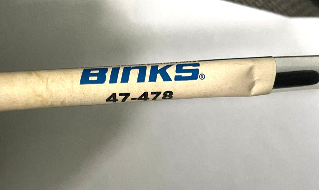 Binks 47-478 FLUID NEEDLE MACH 1 AUTOMATIC SPRAY GUN ABSS STAINLESS NIB