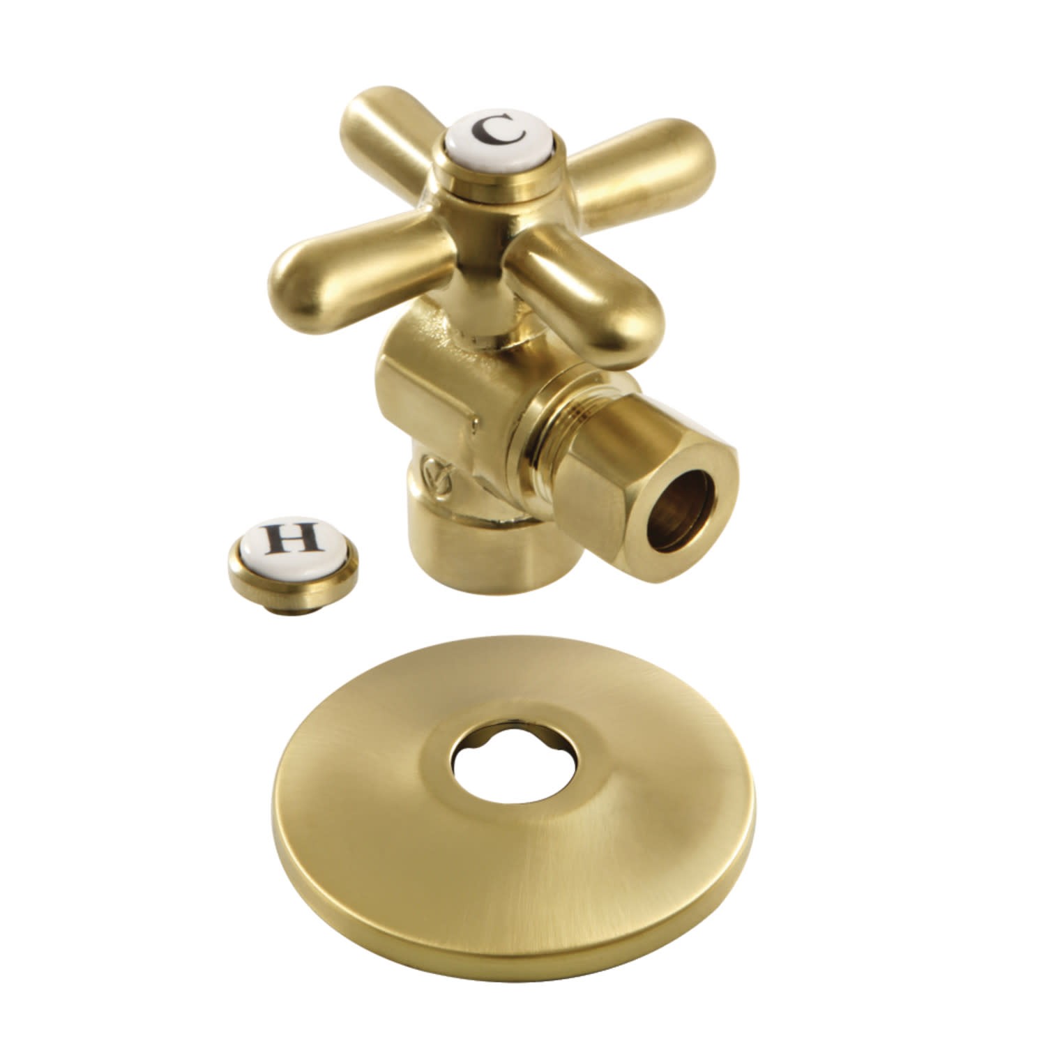Kingston Brass CC4320.XK Vintage Mixing Valve 1/2″ Sweat x 3/8″ – Brass