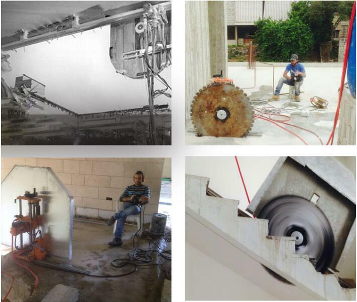 12.5″/320mm Cutting Depth Concrete Wall Cutter for Building Renovation etc.220V