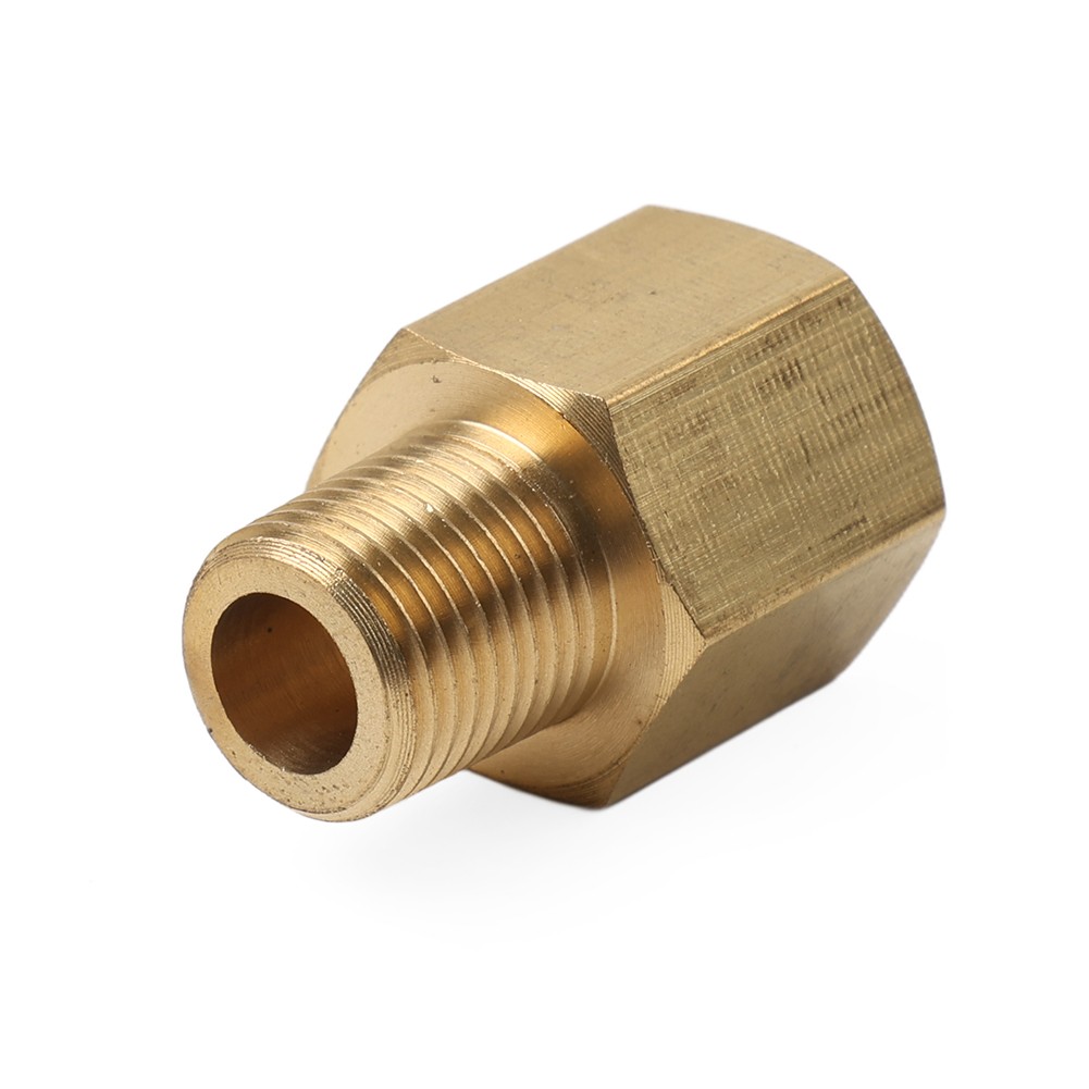 1pc 1/8 BSPT Male to 1/8 NPT Female Reducer Bushing Brass Pipe Fitting Coupler