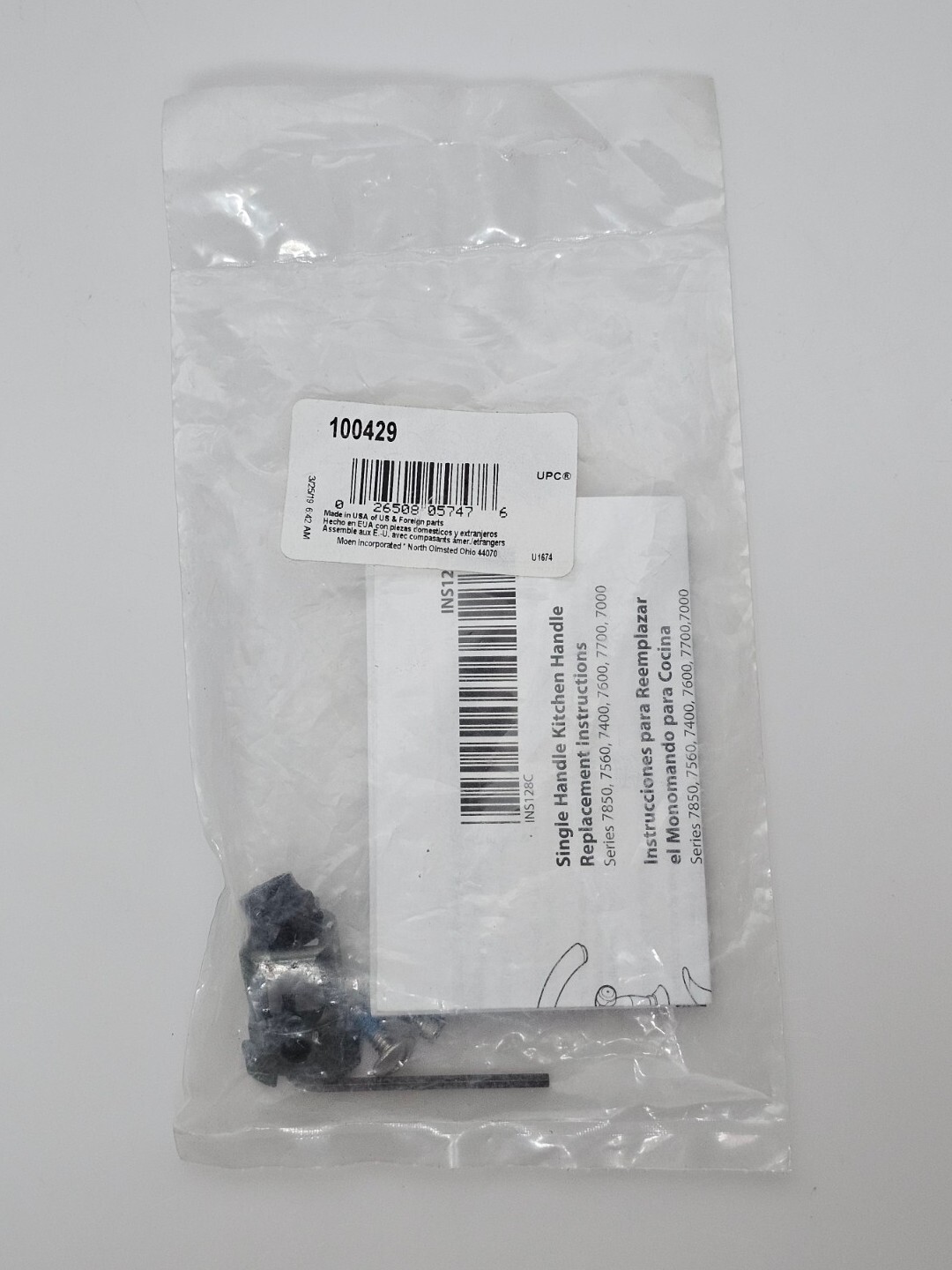 Moen 100429 Kit Single Handle Kitchen Adapter NEW