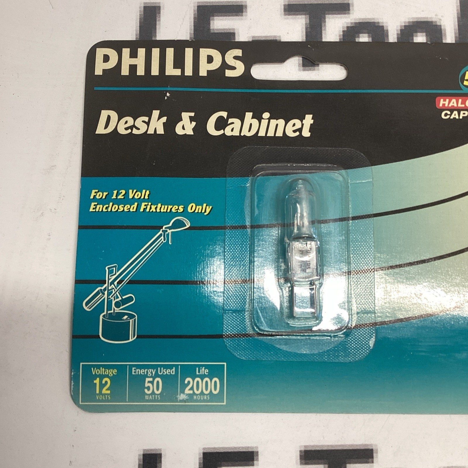 Philips Desk And Cabinet Enclosed Fixtures Only GY6.35 BASE T4 J-354