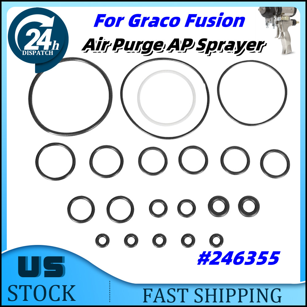 13 Set For Graco Fusion Air Purge AP Sprayer 246355 Complete O-Ring Rebuild Kit