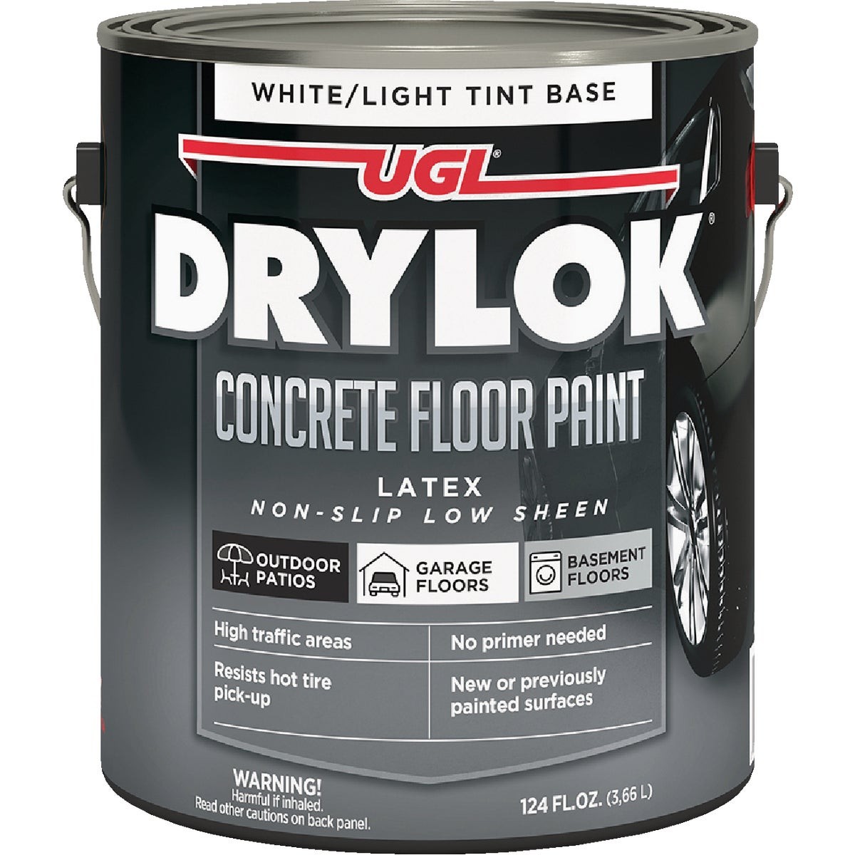 DryLok Low VOC Concrete Floor Paint White/ Lt Tint , 1 Gal. 832776 Drylok 832776