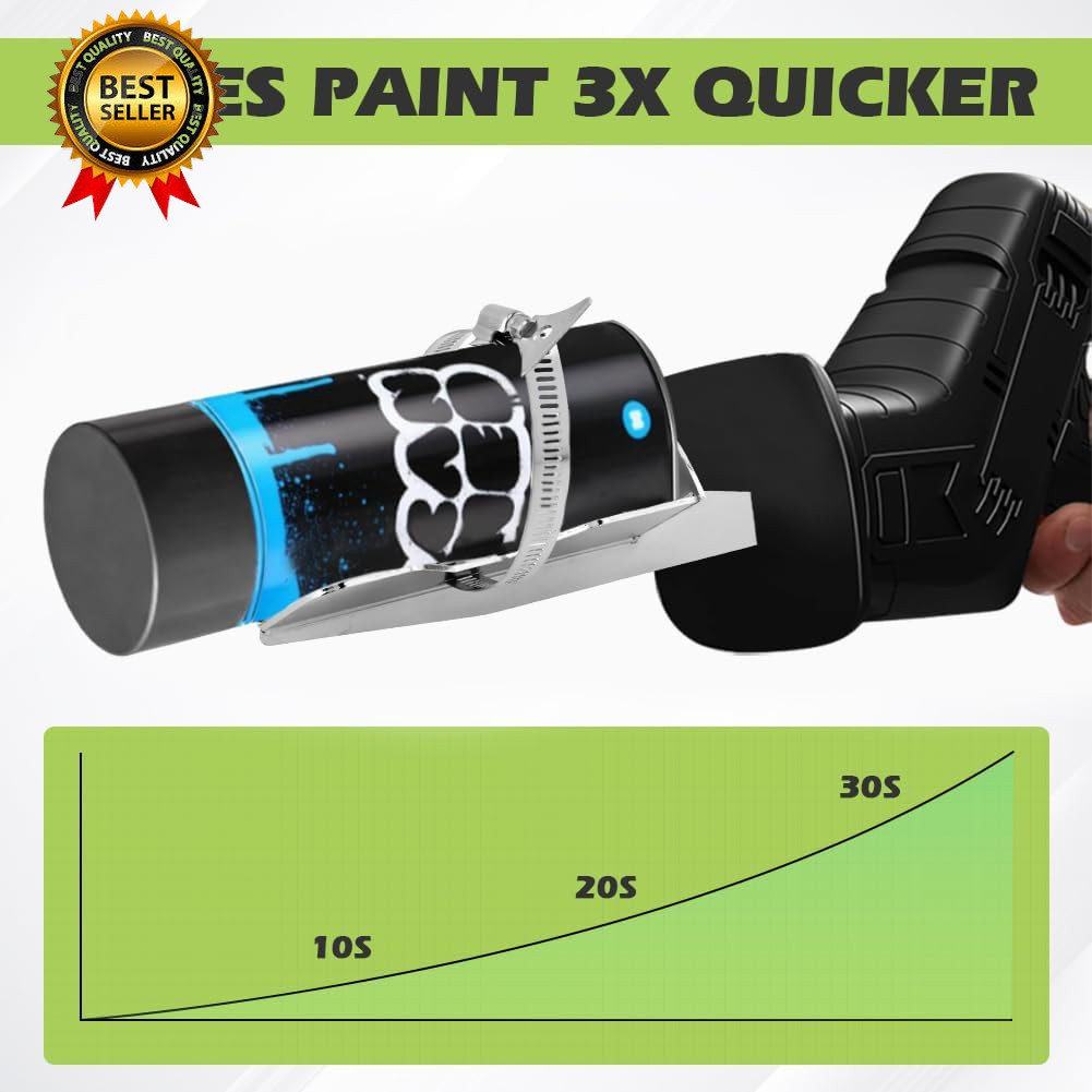 Spray Paint Can Shaker for Reciprocating Saw: Paint Can Shaker with One Click…