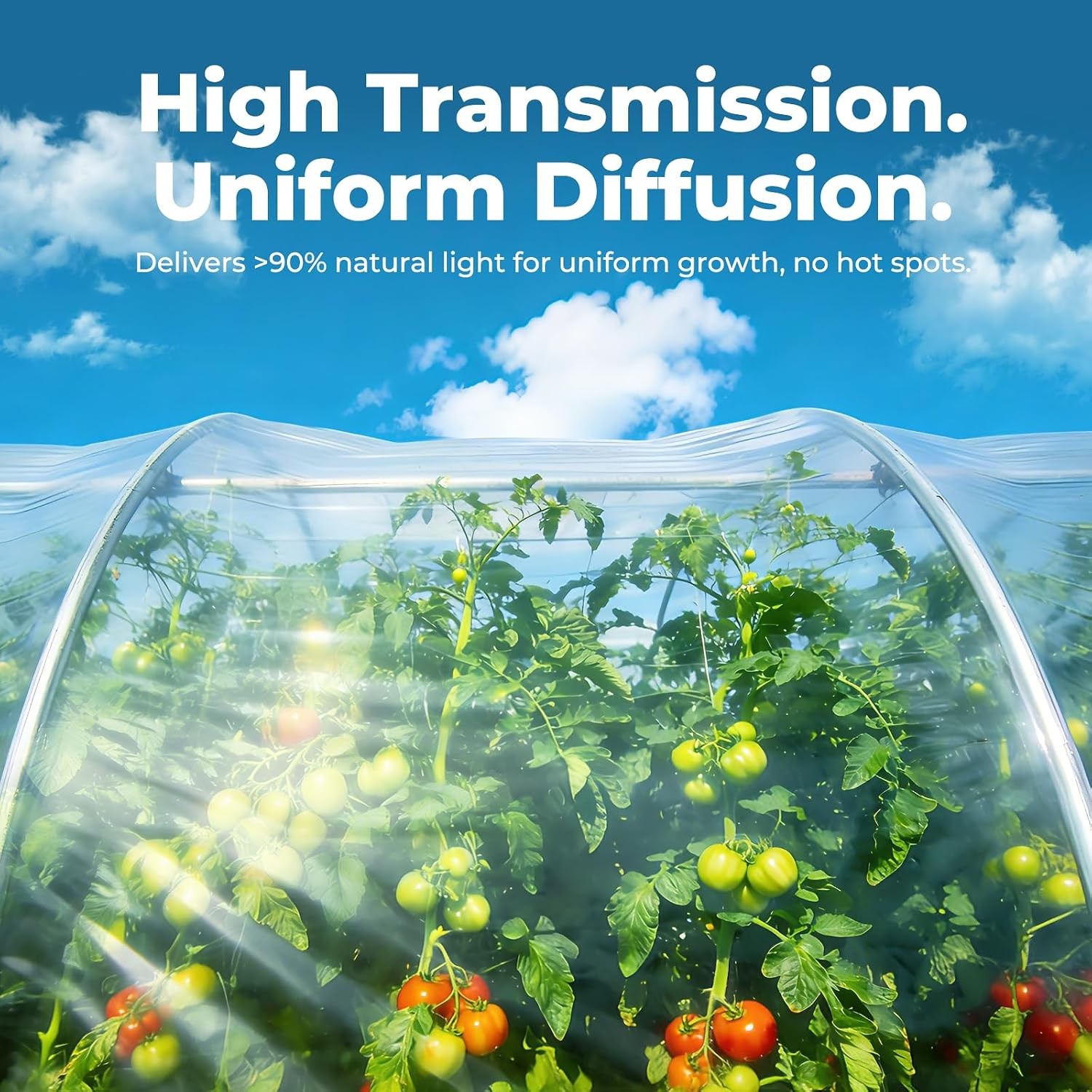 12×25 ft 6 Mil Heavy Duty Greenhouse Plastic Sheeting Film Covering Mil