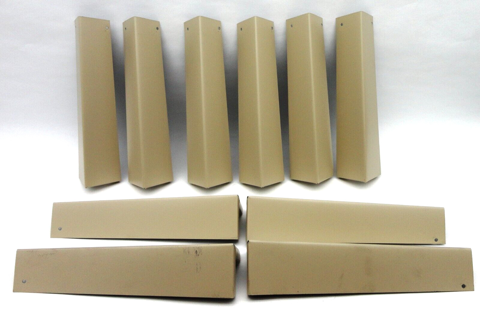 10 Pc Aluminum Lap Siding Outside Corners 3/8″ x 7-3/4″ Smooth Primed