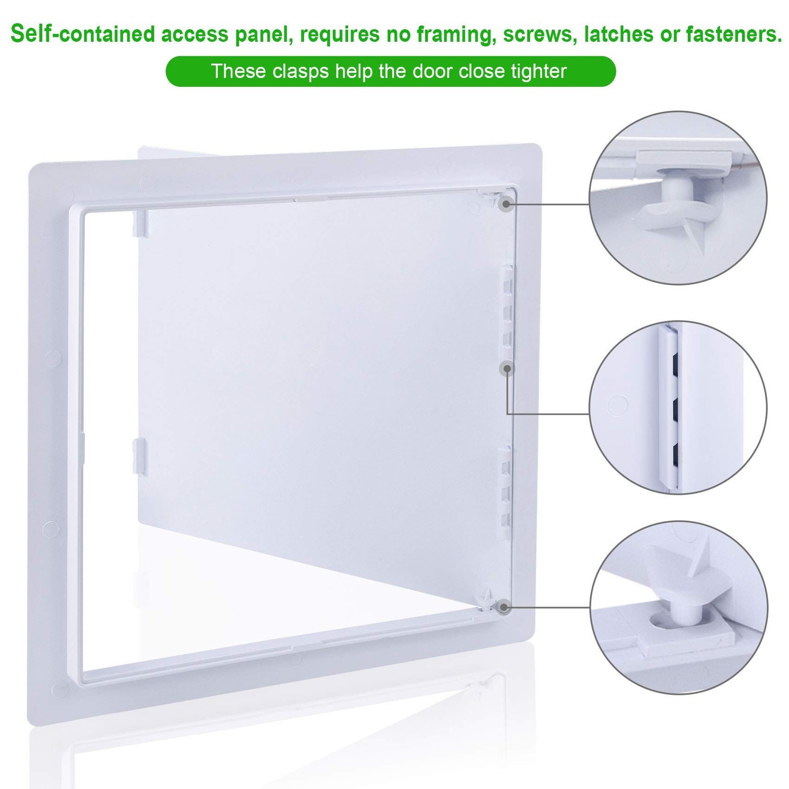 Plumbing Access Panel for Drywall 12 x 12 Inch Plastic Access Door Removable …