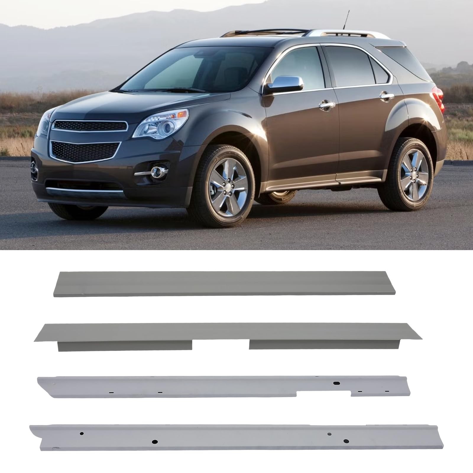 Inner Outer Rocker Panels Chevy Equinox GMC Terrain 2010-2017 Driver Passenger