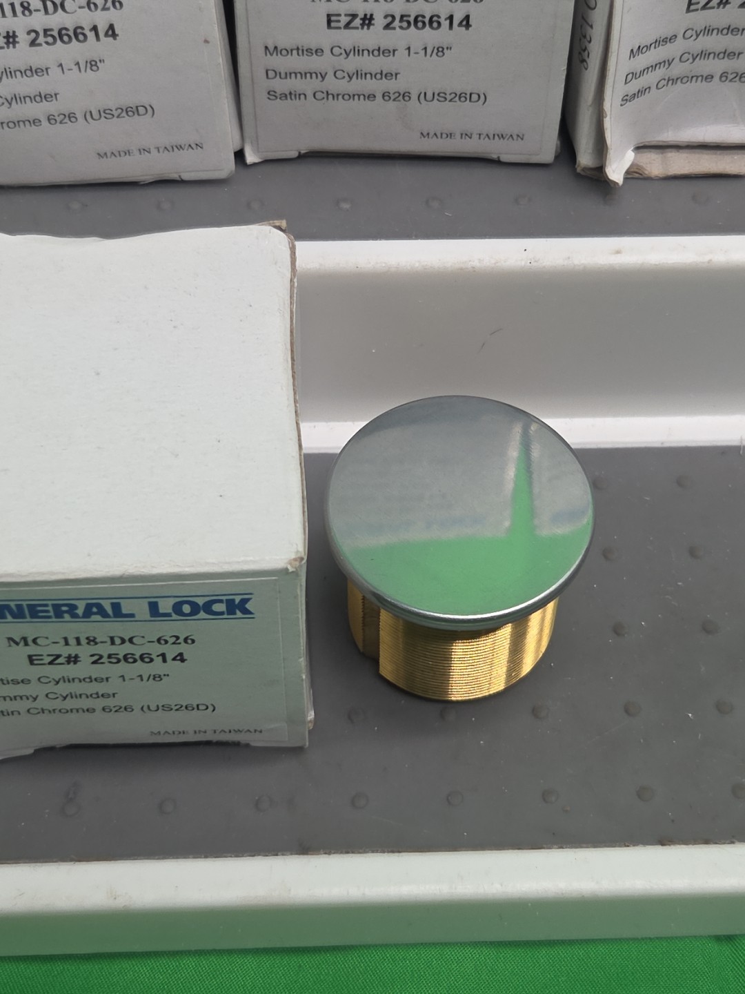 LOT of 7 General Lock 1 1/8 MC 118 DC 626 EZ 256614 Dummy MORTISE CYLINDERS