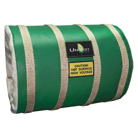 Unitherm Uvst 5016 14″ X 50″ L Fiberglass Cloth Insulated Pipe Jacket 1″ Wall