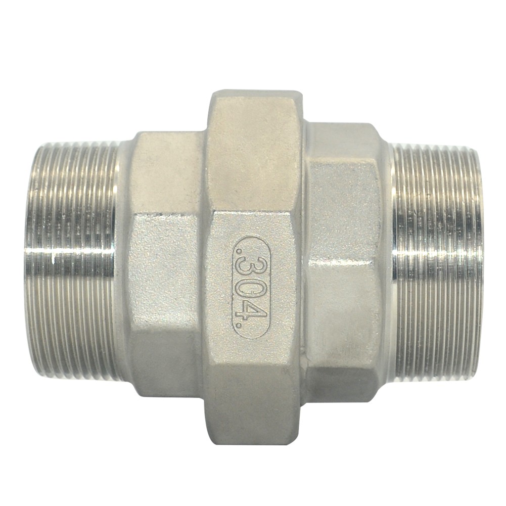 2″ in inch NPT male thread Union split Coupling Pipe Fitting stainless steel 304