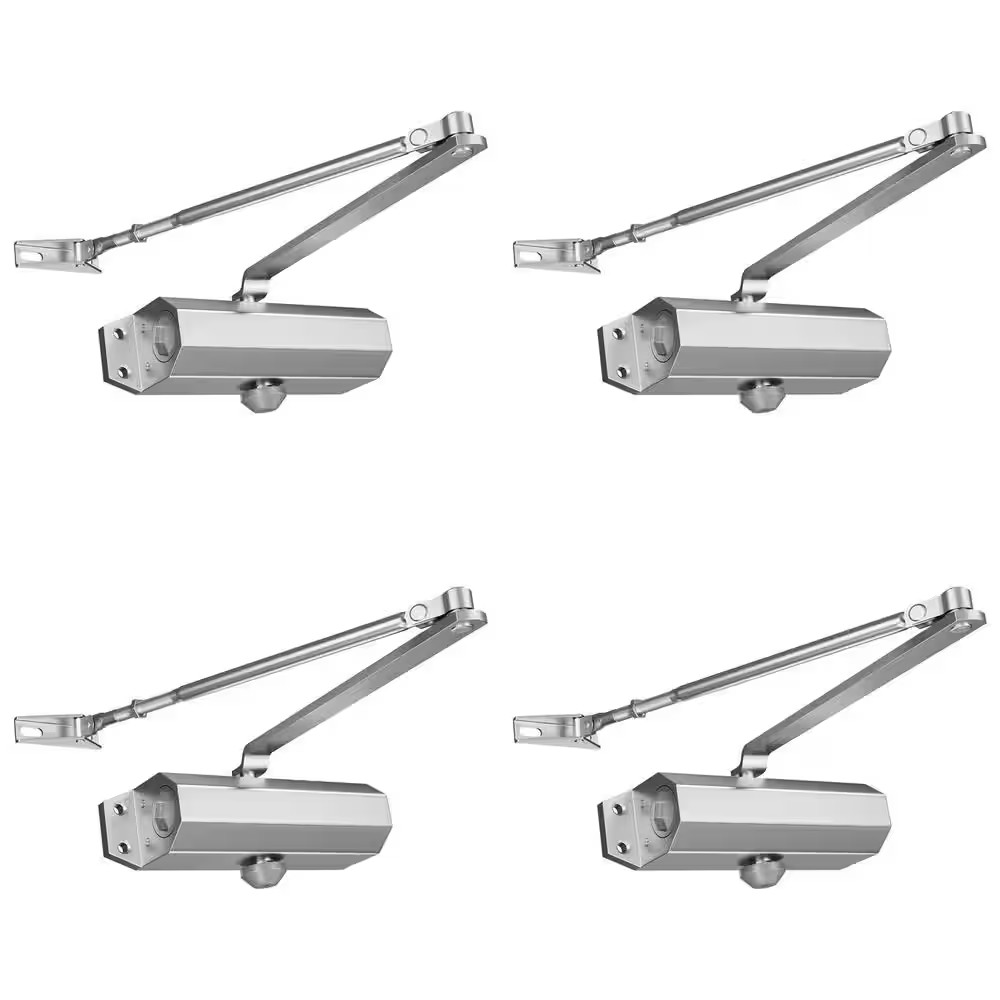 Door Closers Heavy Duty Zinc Alloy Automatic Buffering Hydraulic Safety Spring S