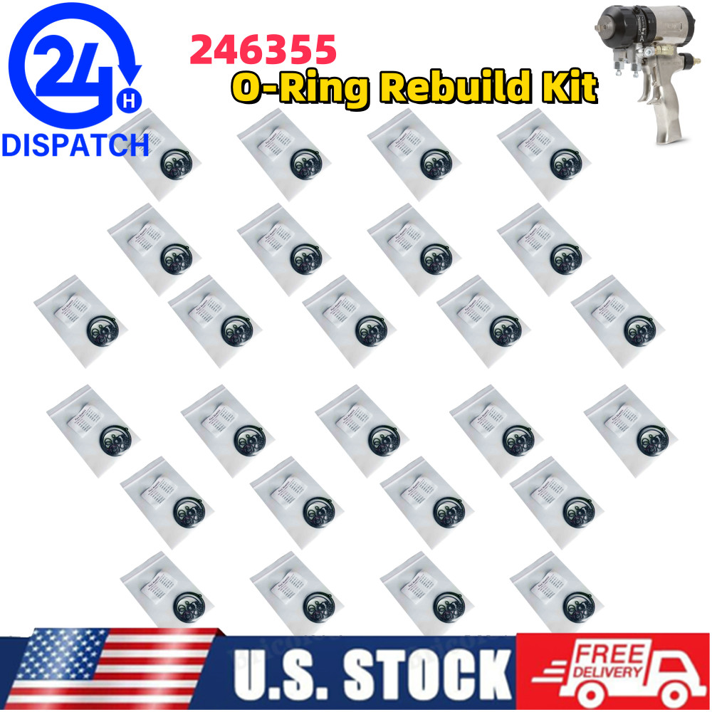 26 Set Complete O-Ring Rebuild Kit for Graco Fusion Air Purge AP Sprayer 246355