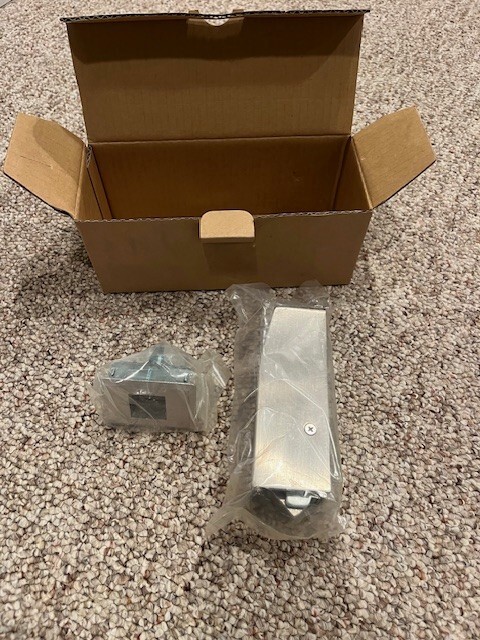 Hager 4927 bottom latch assembly 4500 series Stainless steel S4