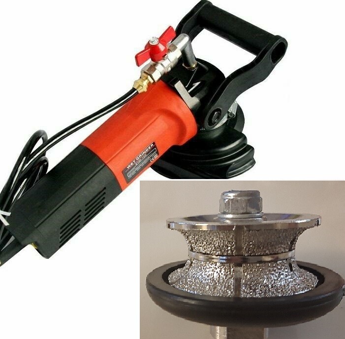 Granite stone wet polisher 3/8″ 10mm 1 1/2″ 40mm 2″ 50mm Full Bullnose profiler