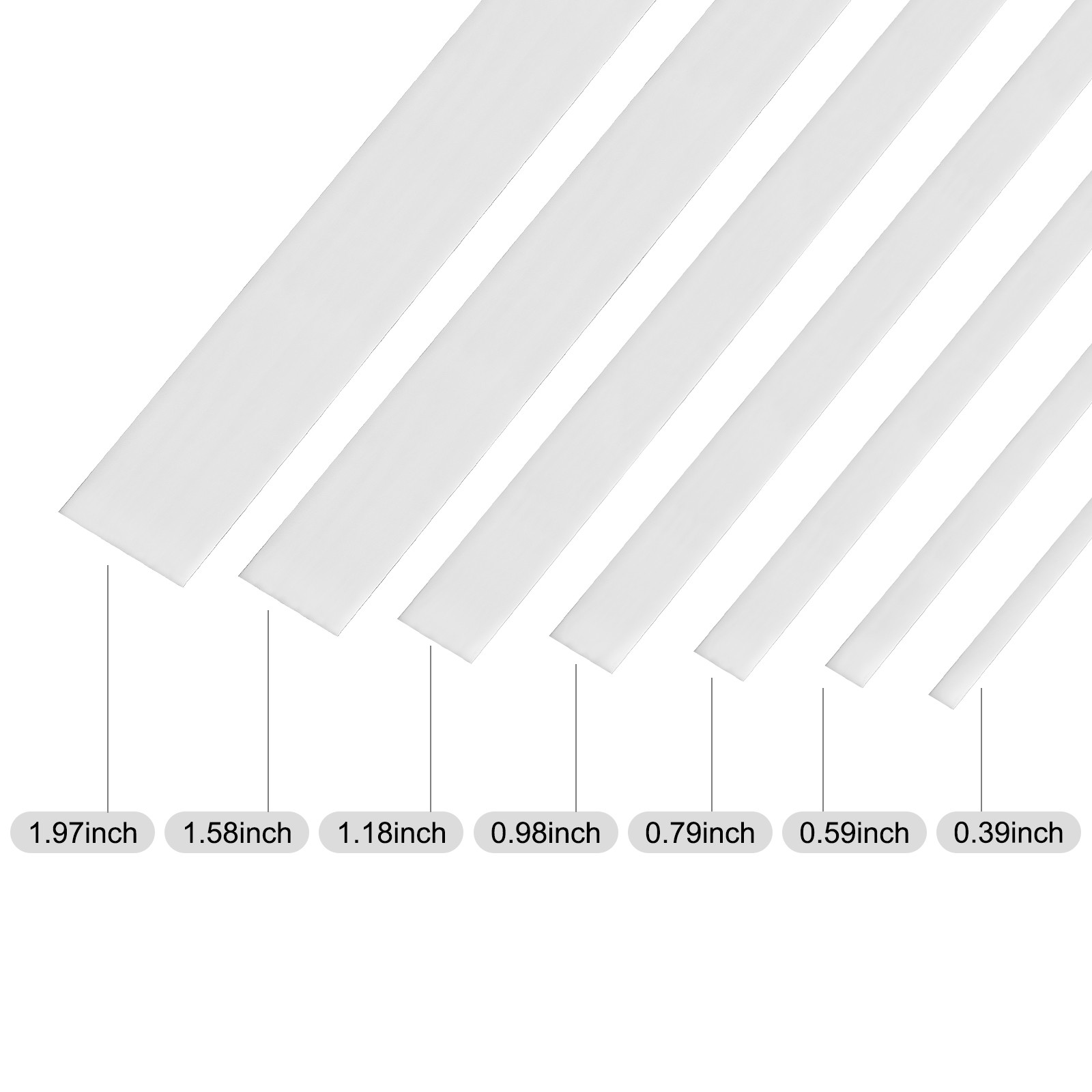 9.8ftx1.58″ Wall Trim Self Adhesive Stainless Steel Mirror Finish Trim Silver