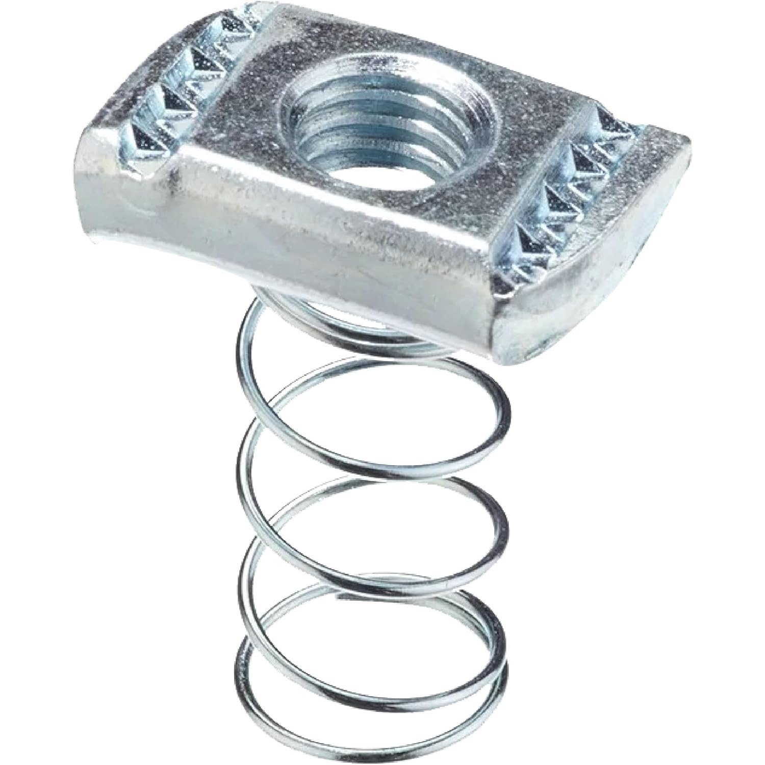 Strut Channel Spring Nut .5-inch 5-Pack, Hardware Nuts for Strut Channel Brac…