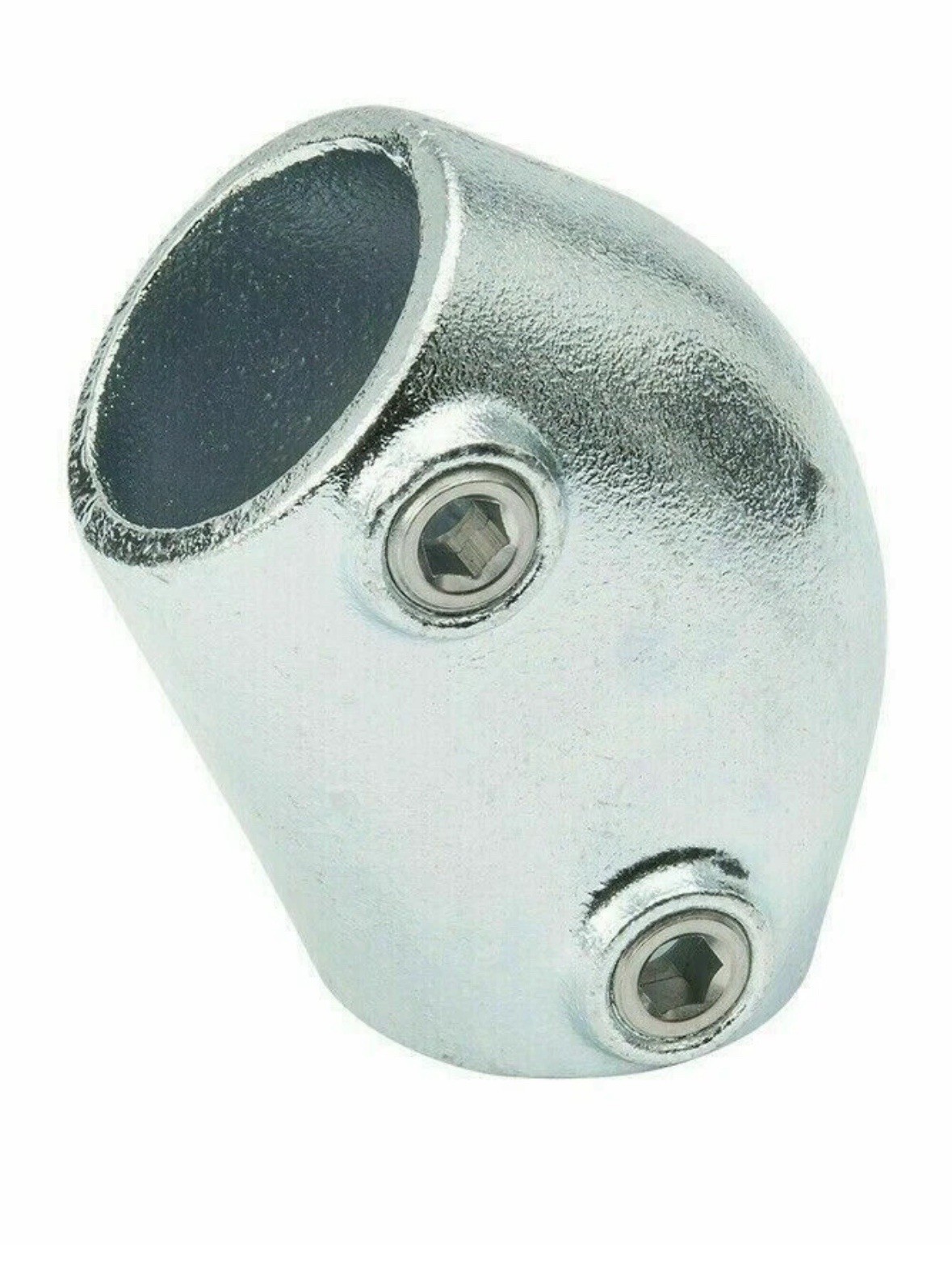 LOT OF 2 SteelTek 672-406HC 45-Deg Silver Galvanized Steel Obtuse Angle Elbow