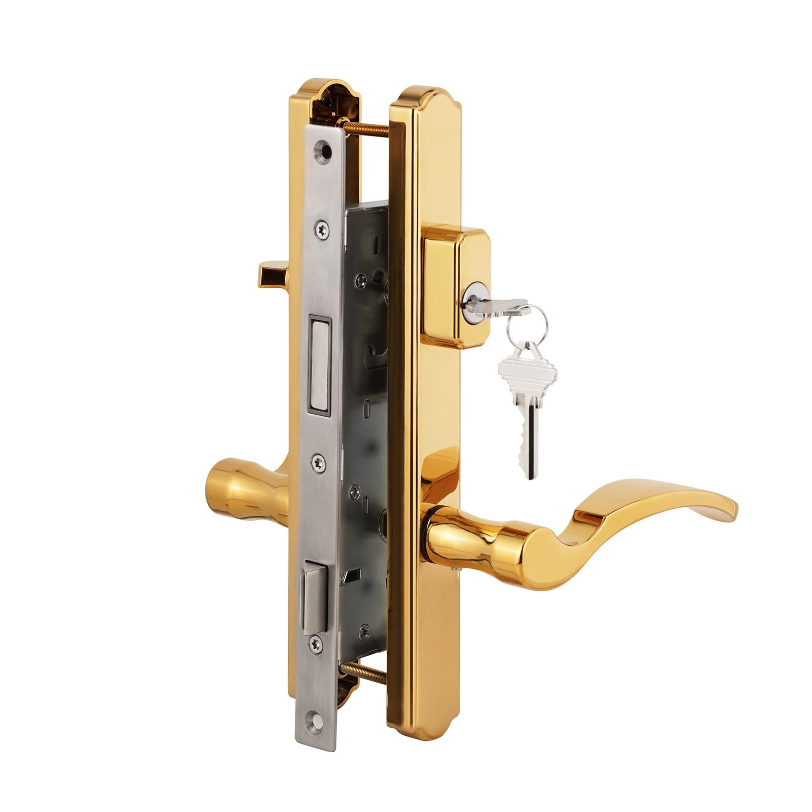 House Guard Hinged Patio Door Handle System Filled with Lever Handle Mortise …