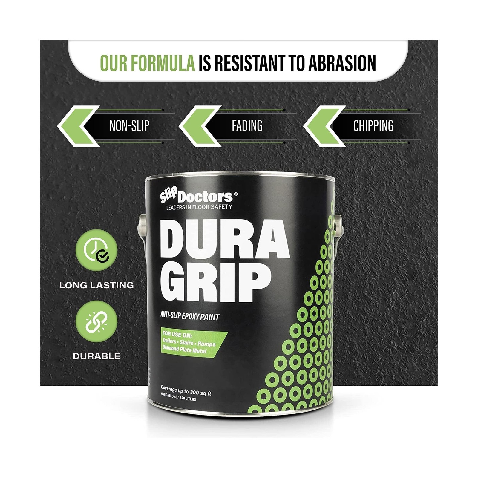 Dura Grip Anti-Slip Paint for Concrete, Wood, Tile and Metal – Non-Skid Co