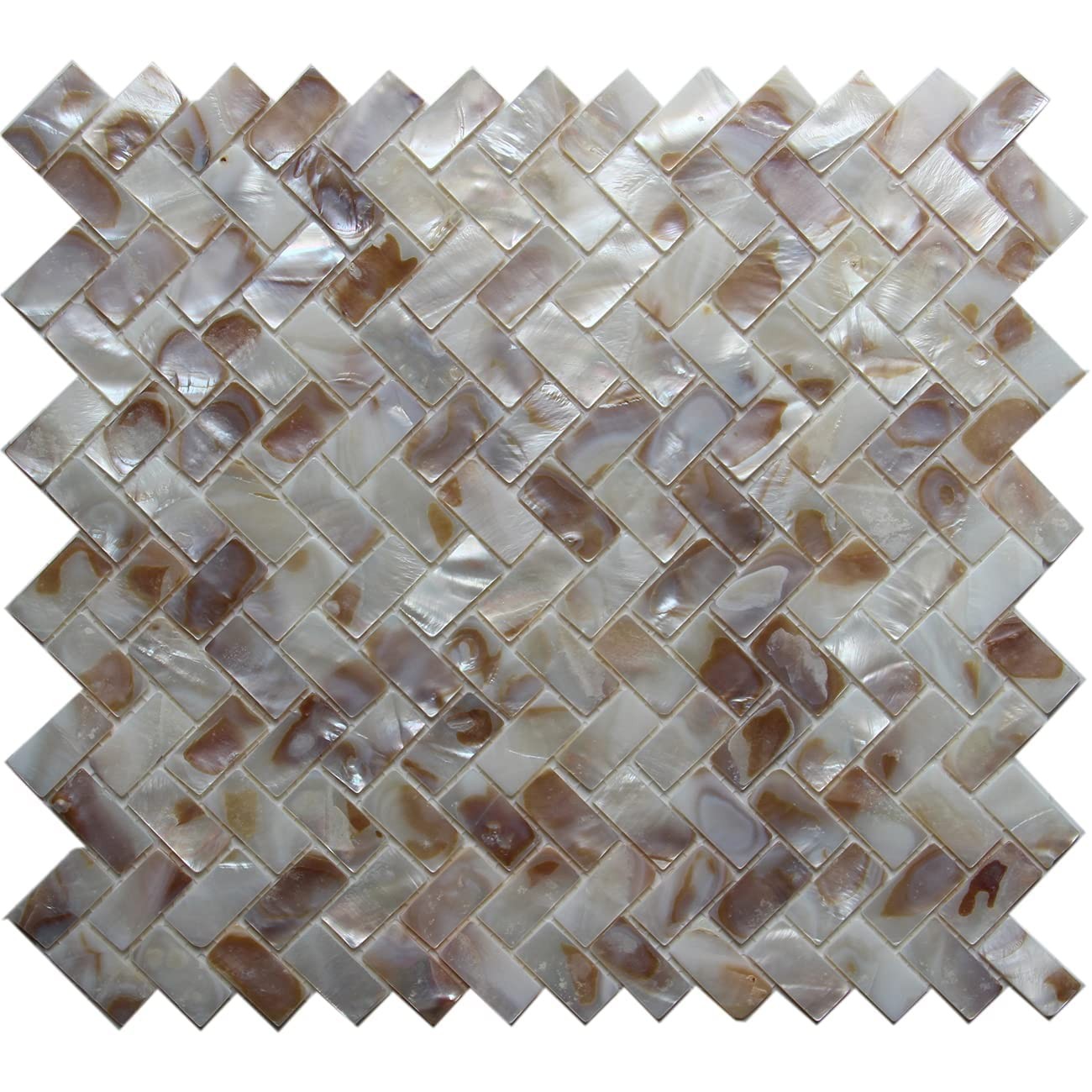 Mop Pearl Shell Mosaic Herringbone Tile Are Used For Kitchen Backsplashes And