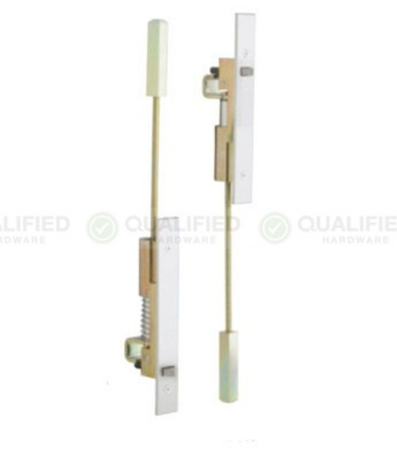 Ives FB31P32D Pair Automatic Metal Doors Flush Bolts Satin Stainless Steel, New!