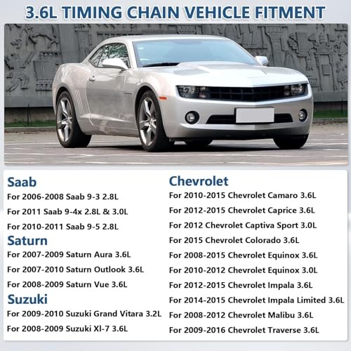 3.6L Timing Chain Kit VVT Water Pump