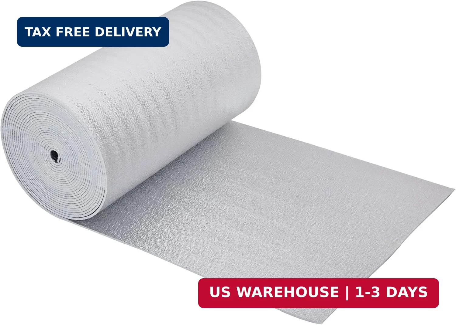 SmartSHIELD -5mm 24”X50ft R17 Reflective Insulation Roll, Foam Core Radiant Bar
