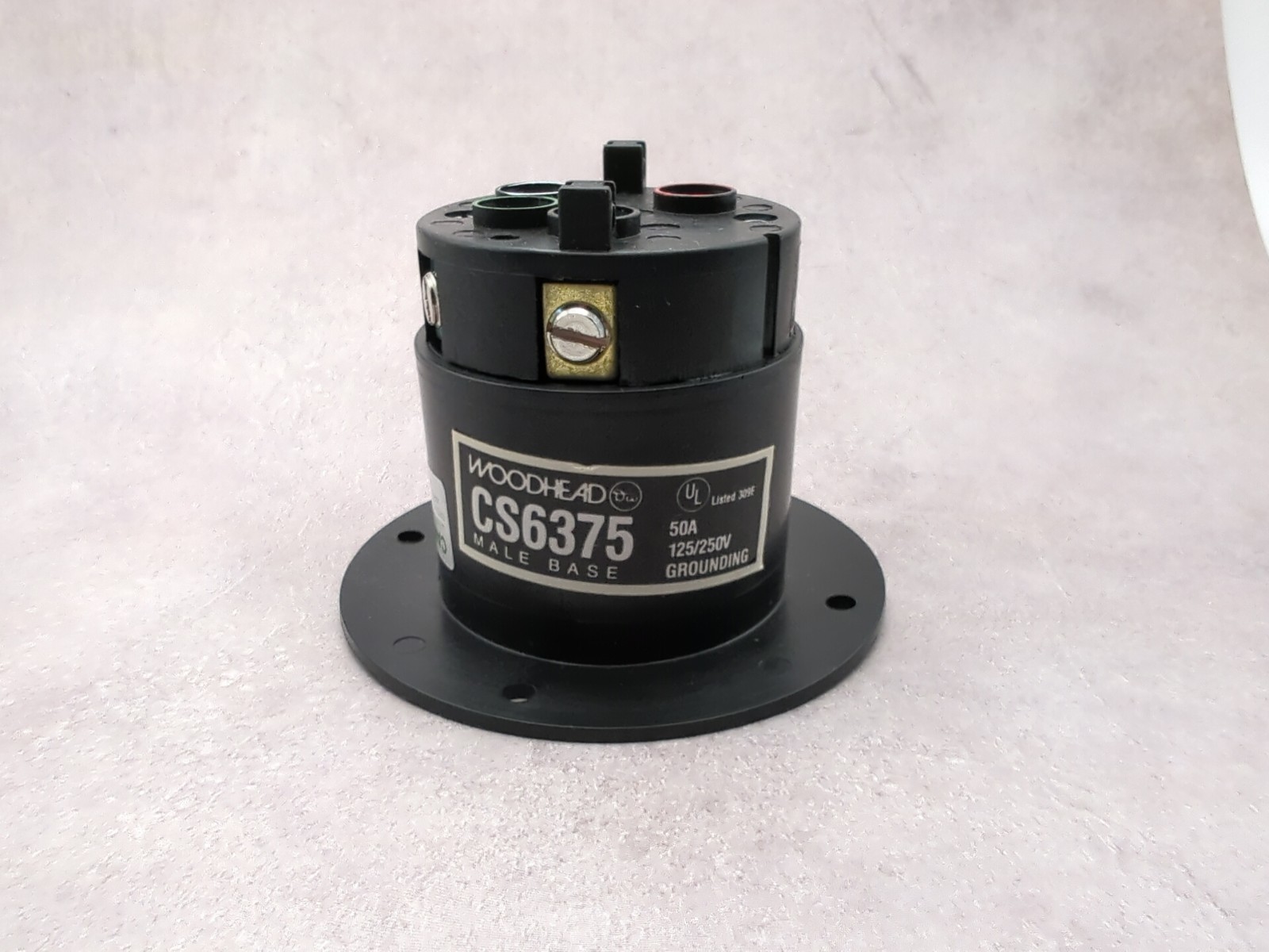 Woodhead CS6375 1301550137 3W 50A 125/250V Inlet. NEW/OPENBOX