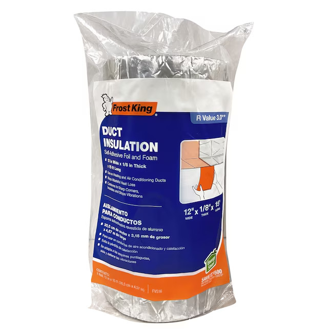 Frost King 1/8-in x 15-ft Foam Pipe wrap insulation