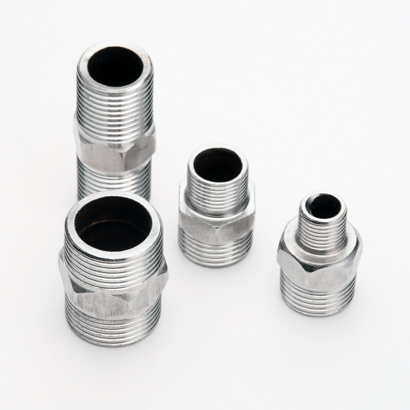 201 Stainless Steel BSPP 1/8″-11/4″ Male Thread Connector Joiner Fitting Adapter