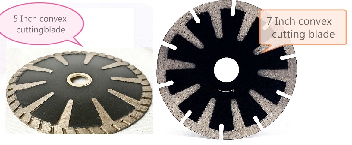 5″ & 7″ Diamond Convex saw Blade for stone concrete granite wet polisher grinder