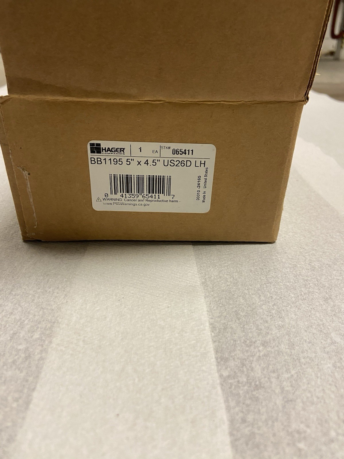 Hager Hinge US26D LH