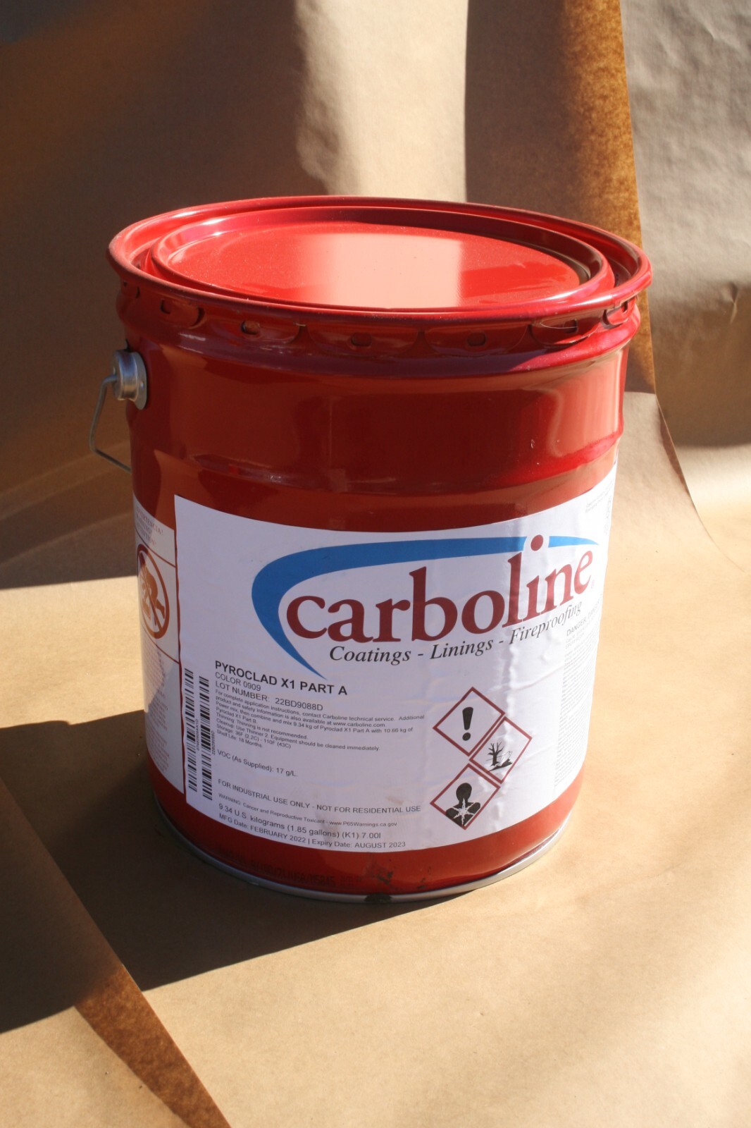 Carboline Pyroclad X1 Part A Fireproof Coating 1.85GL